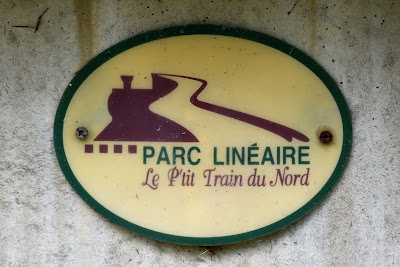 Parc Lineaire Le P'tit Train du Nord sign.