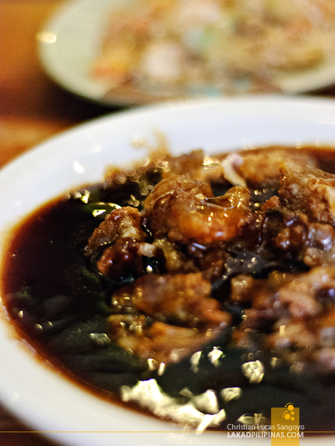 Adobadong Bagnet at Lampong's Restaurant in Vigan