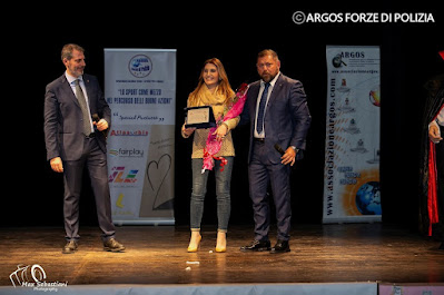 Premio ARGOS Forze di POLIZIA per Cristina DI SILVIO