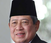 The president of Indonesia Susilo Bambang Yudhoyono