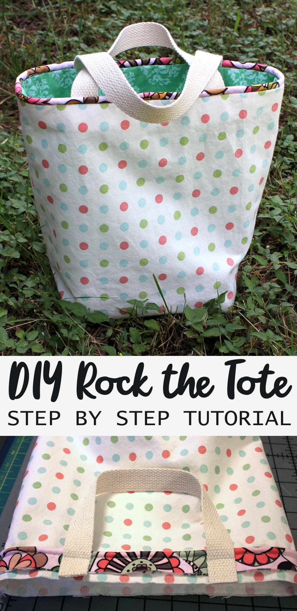 DIY Rock the Tote: piping