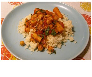 moroccan carrot and chickpea stew