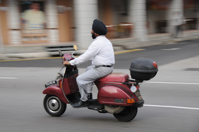 Baby Safety Helmet on Singh Wear Turban Can Ride Motorcycles Without Wearing Helmet