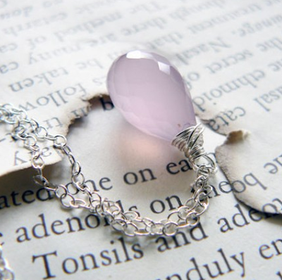 chalcedony necklace