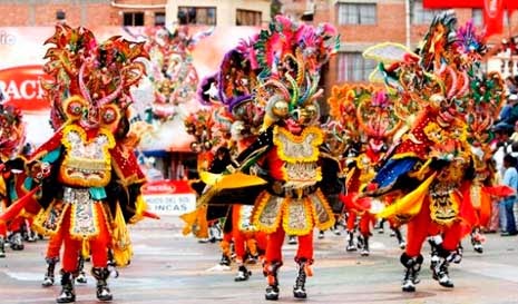 Carnaval de Oruro espera atraer a 500 mil turistas nacionales y extranjeros