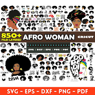 Afro woman Girl Lady Queen Black Women mega big bundle svg png clipart vector