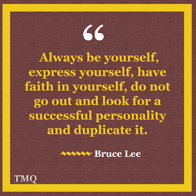 always be yourself express yourself - top motivational quotes by famous american actor bruce lee