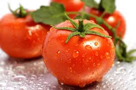 dùng cà chua giúp chống nắng
