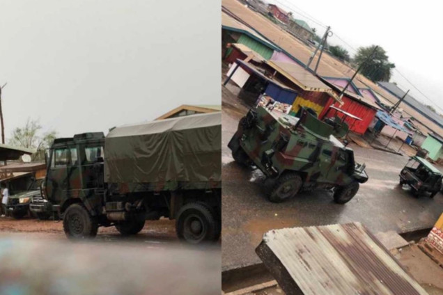 Millitary Invades at Ashaiman over killing an innocent Soldier Sherif.