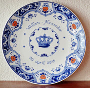 Royal Delft borden 30 April 2013. Beatrix 33 19802013 (img )