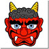 Máscaras y caretas de demonios para imprimir color y colorear