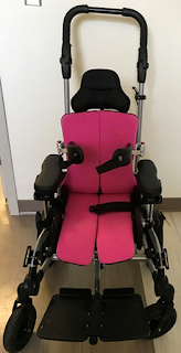 Photo of Adaptive seat on mobility base 