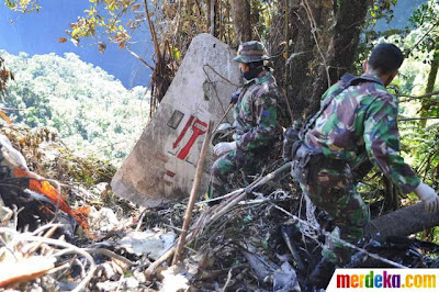 Foto Korban Sukhoi Superjet 100 Gunung Salak