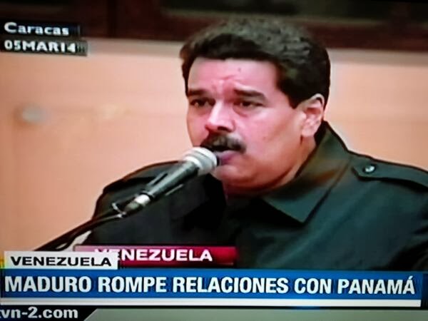 Maduro rompe relações diplomáticas e ameça Governo do Panamá