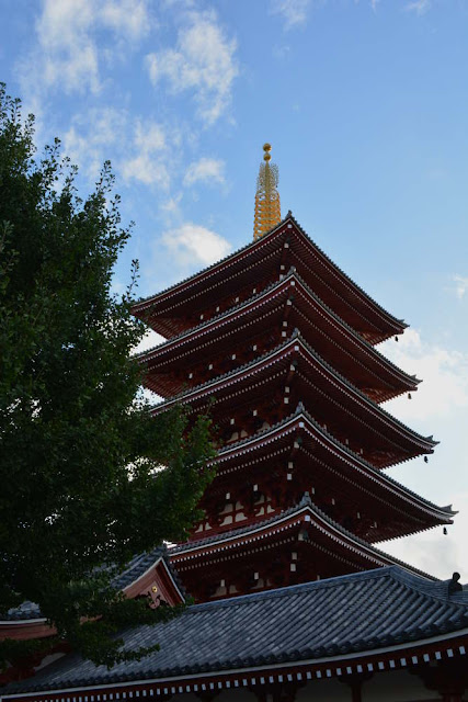 pagode du temple Senso-ji, Asakusa, Tokyo