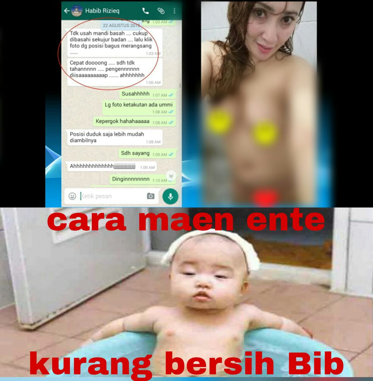 Kumpulan Meme Habib Rizieq Asik Dengan Firza Husein