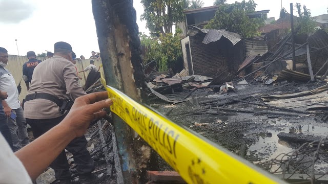 Satu Minggu Ditinggal, Rumah Abdul Munir di Kota Tebing Tinggi Hangus Terbakar