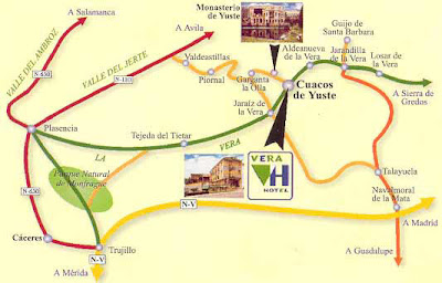 Mapa de Monasterio de Yuste