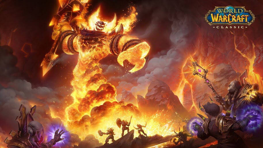World Of Warcraft Classic Raid 4k Wallpaper 3990