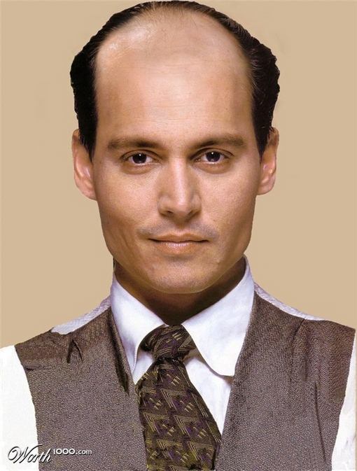 johnny depp balding. Johnny Depp. Tom Hanks