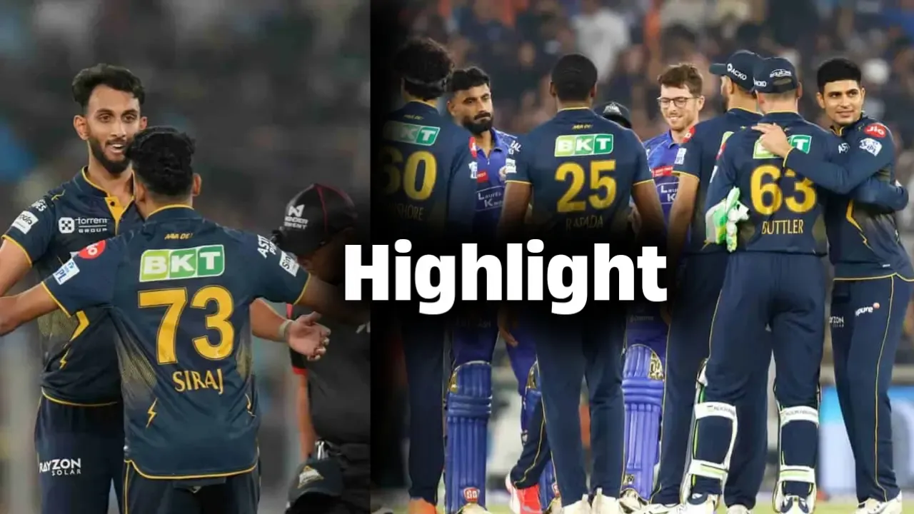 GT vs mi Highlight IPL 2025