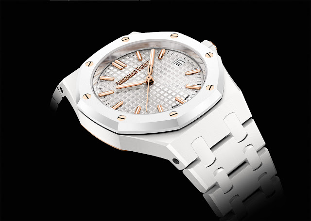 Audemars Piguet Royal Oak Automatik 34 mm aus weißer Keramik