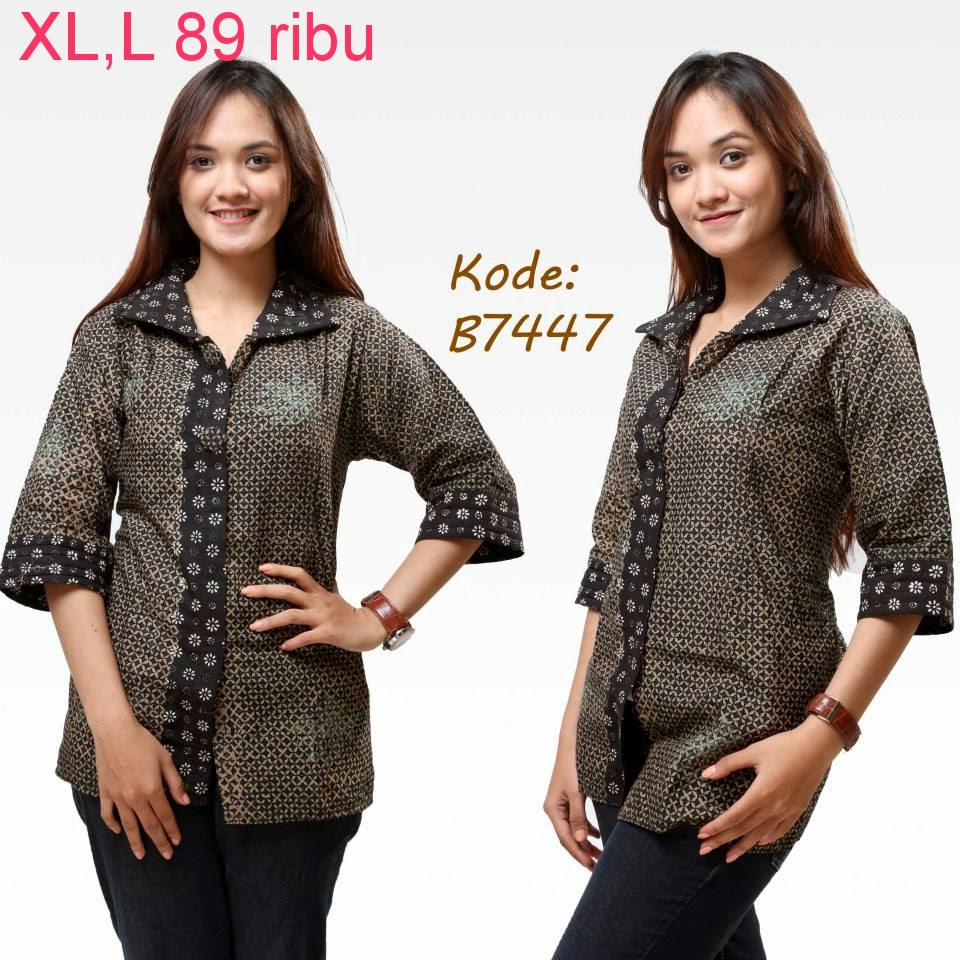 Contoh Model Baju  Batik Model Baju  Batik