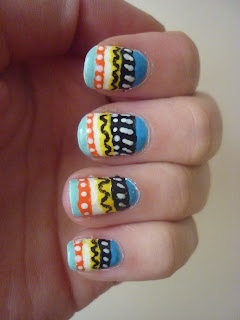 Guest Post - Aztec Inspired Nails