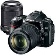 D90 Digital SLR Two-Lens Outfit (AF-S DX NIKKOR 18-105mm f/3.5-5.6G ED VR  &  AF-S DX 55-200mm F/4-5.6G ED)