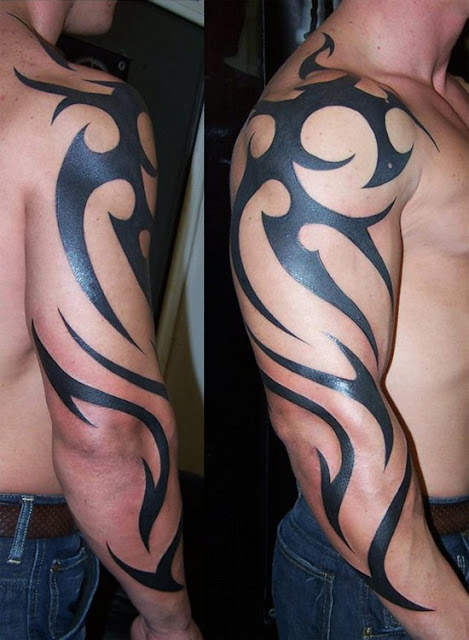 tribal arm tattoos