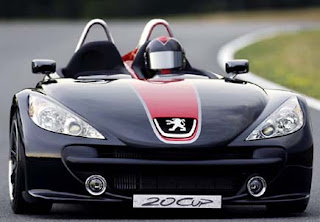 Peugeot 20Cup 3 wheeler car concept