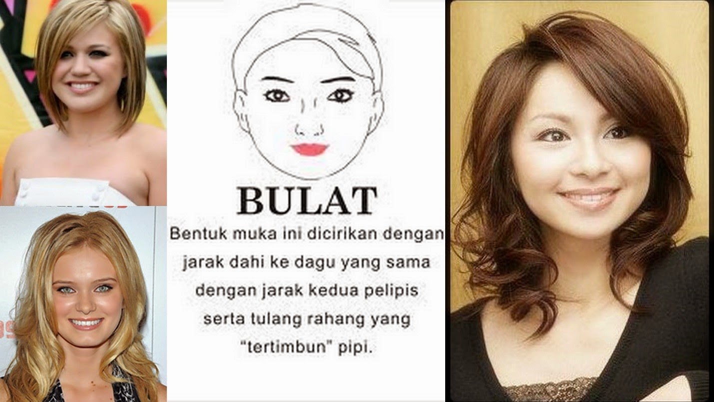  fesyen  rambut  yang sesuai  untuk  muka  bulat  fesyen  rambut  