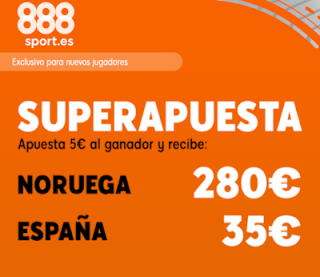 888sport superapuesta Euro 2020 Noruega vs España 12 octubre 2019