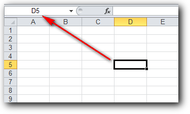 nama cell di Ms Excel