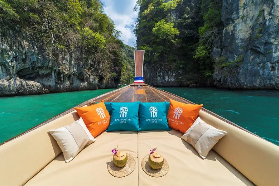 Banyan Tree Krabi Floats New Luxury Longtail Boat to Guests