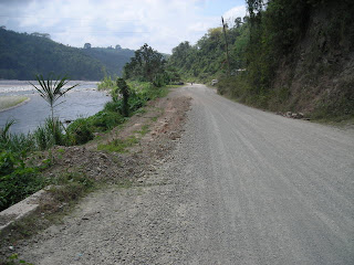 Road along the Cangrejal River, Honduras