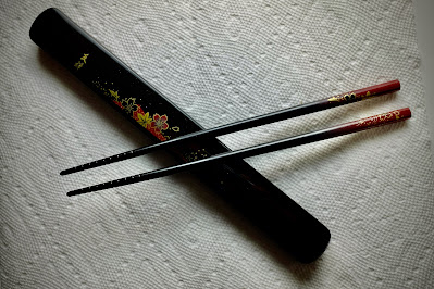 Japanese Chopsticks & Case: photo by Cliff Hutson