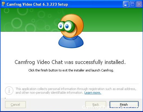 Install Camfrog 6.3 Selesai