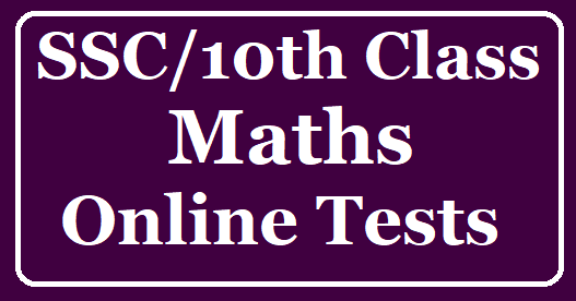 SSC/10th Class Maths Chapter Wise Online Exam /2020/04/SSC-10th-Class-Maths-Chapter-Wise-Online-Exam.html