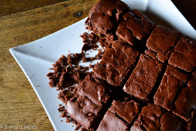 Brownie aux cranberries et pistaches © Popote et Nature