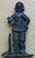 Soldier, XVII century, tin alloy.