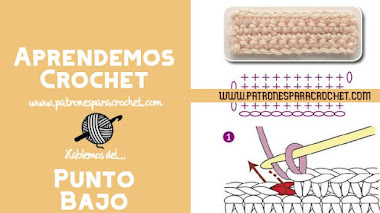 Punto Bajo y todos sus secretos | Aprende crochet desde el principio