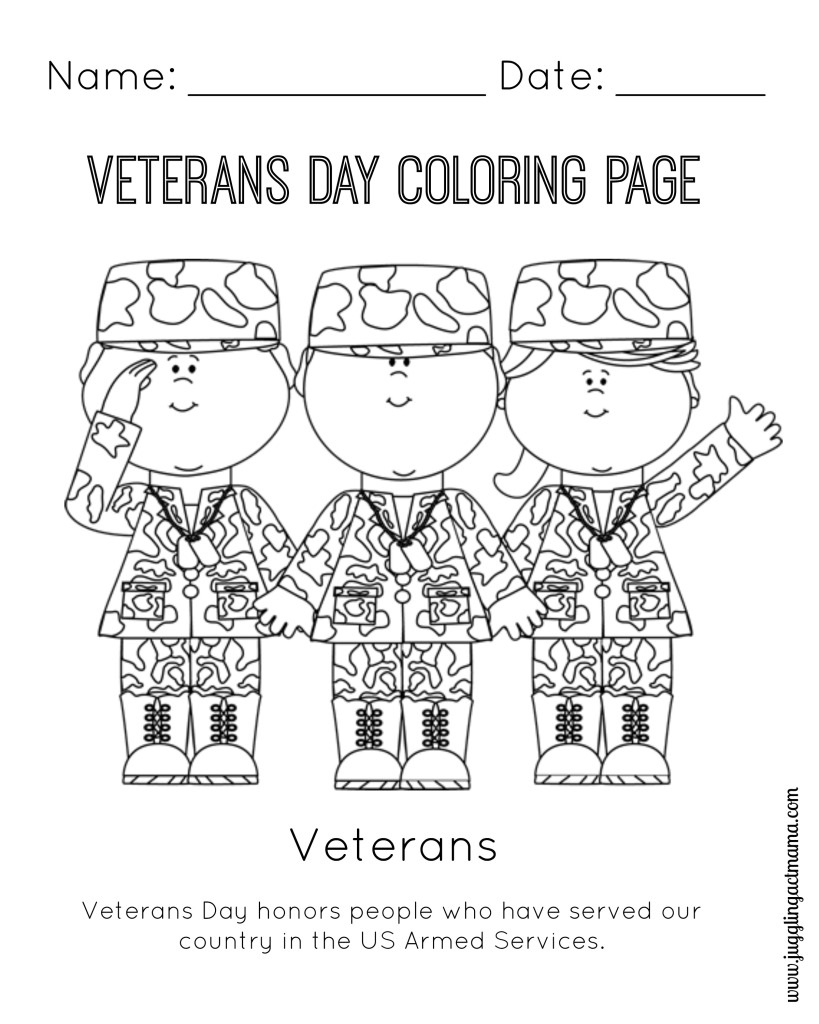 Veterans Day and Remembrance Day Activities