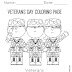 Preschool Veterans Day Coloring Pages