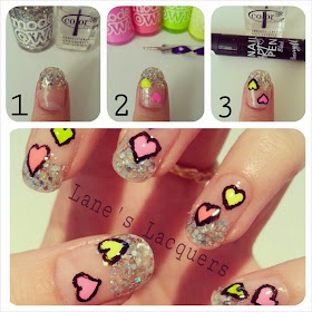 glitter-tips-neon-love-hearts-tutorial-pictorial