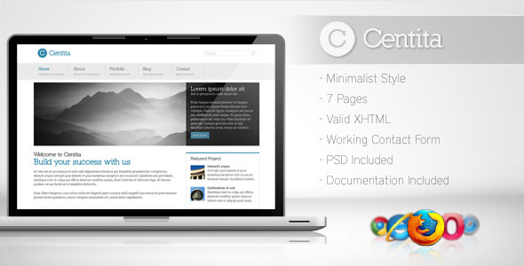 Centita - Minimalist Business Template - Corporate Site Templates
