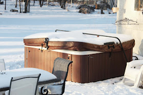 Canadian Hot Tubs Roll Up Spa Cover Patio Makeover, Bliss-Ranch.com
