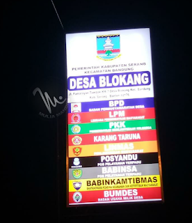 Neonbox Backlight Kantor Desa BLOKANG Serang 