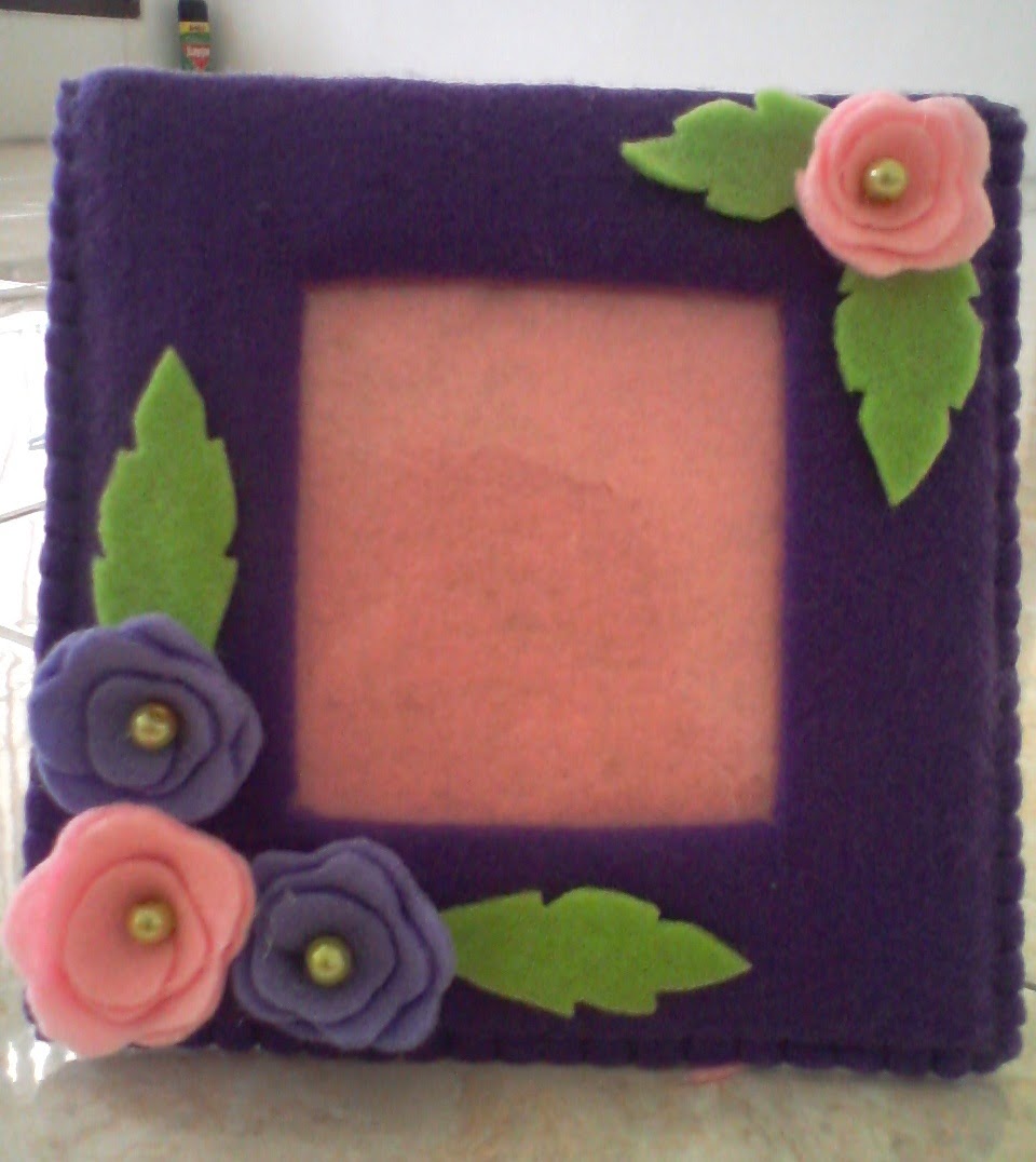 Lavender Art Tutorial Frame Cantik Dari Flanel