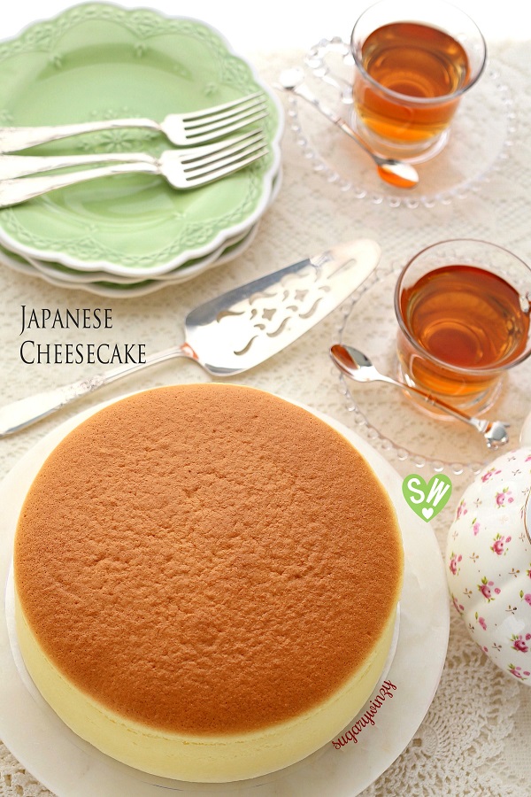 Soft and Light as Air Japanese Cheesecake